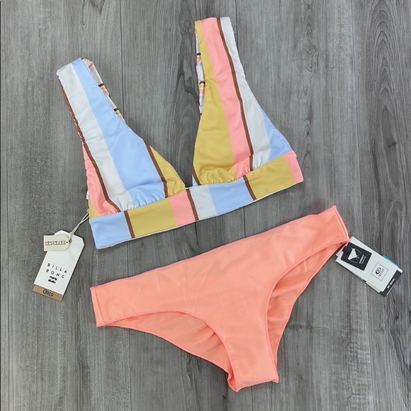 ☀️BILLABONG☀️ RIP CURL☀️FEELING SUNNY PLUNGE CLASSIC SURF CHEEKY PANT - Picture 13 of 16